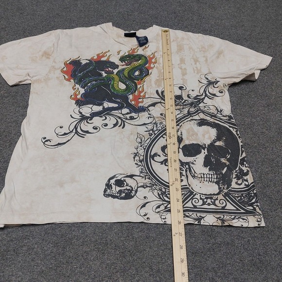 Vintage Bugle Boy Traditional Tattoo Style Grahphic T-Shirt Tie-Dye Size Medium - Picture 6 of 7